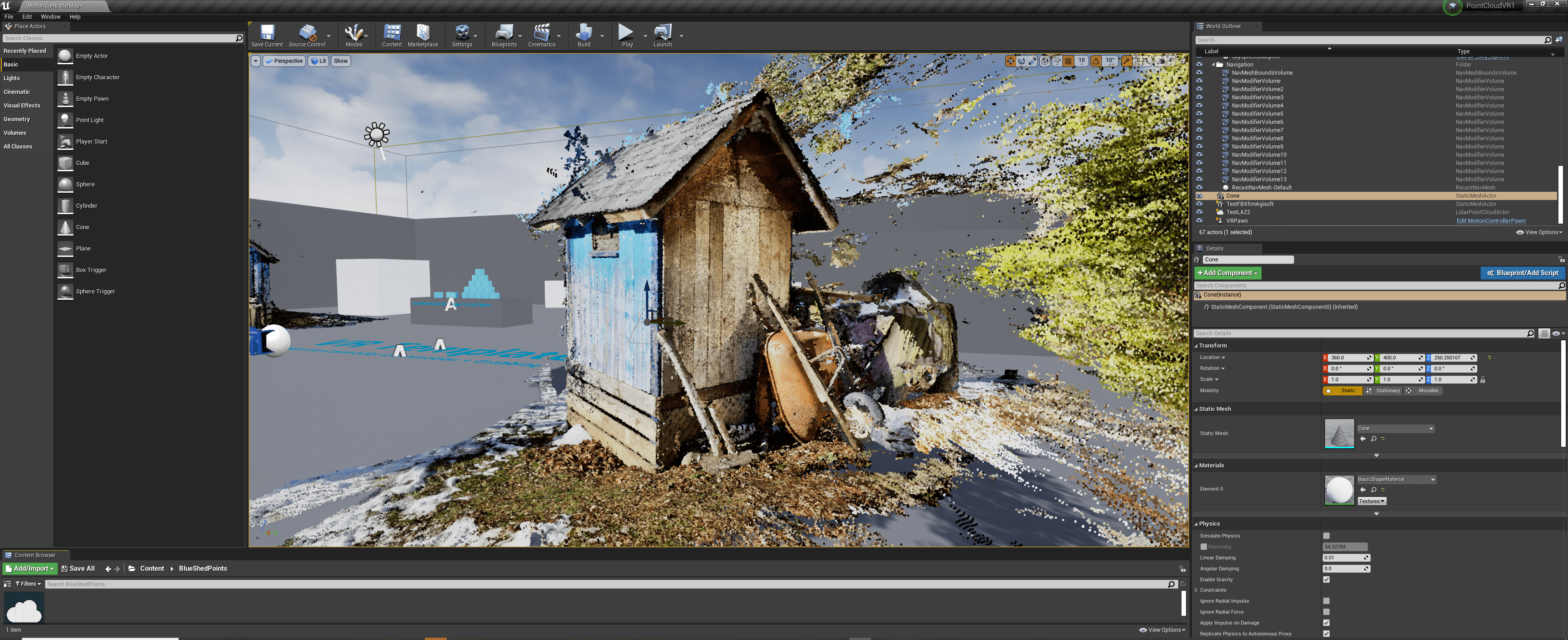Screenshot from Unreal Engine